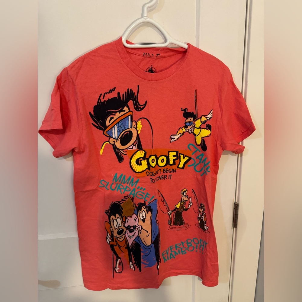 Disney Goofy Movie T-Shirt - Coral